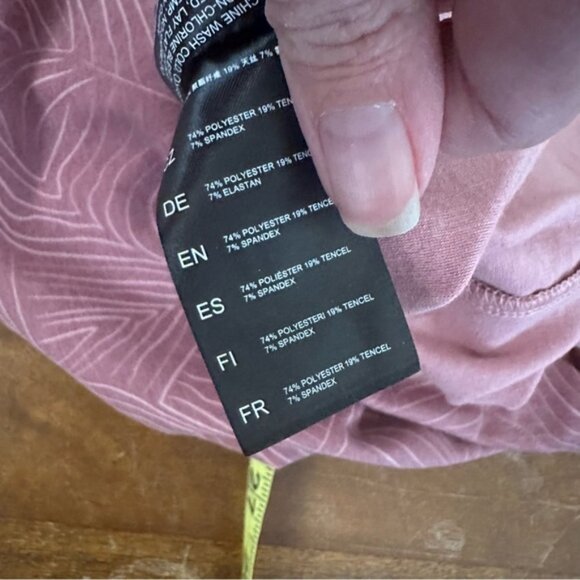 Kuhl pink stretch knit‎ activewear summer dress ladies L - Picture 5 of 8